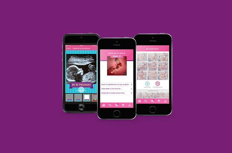 Week-by-week pregnancy app.